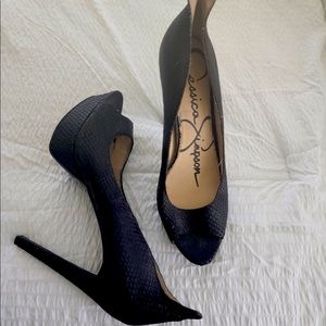 Jessica Simpson peep toe heels